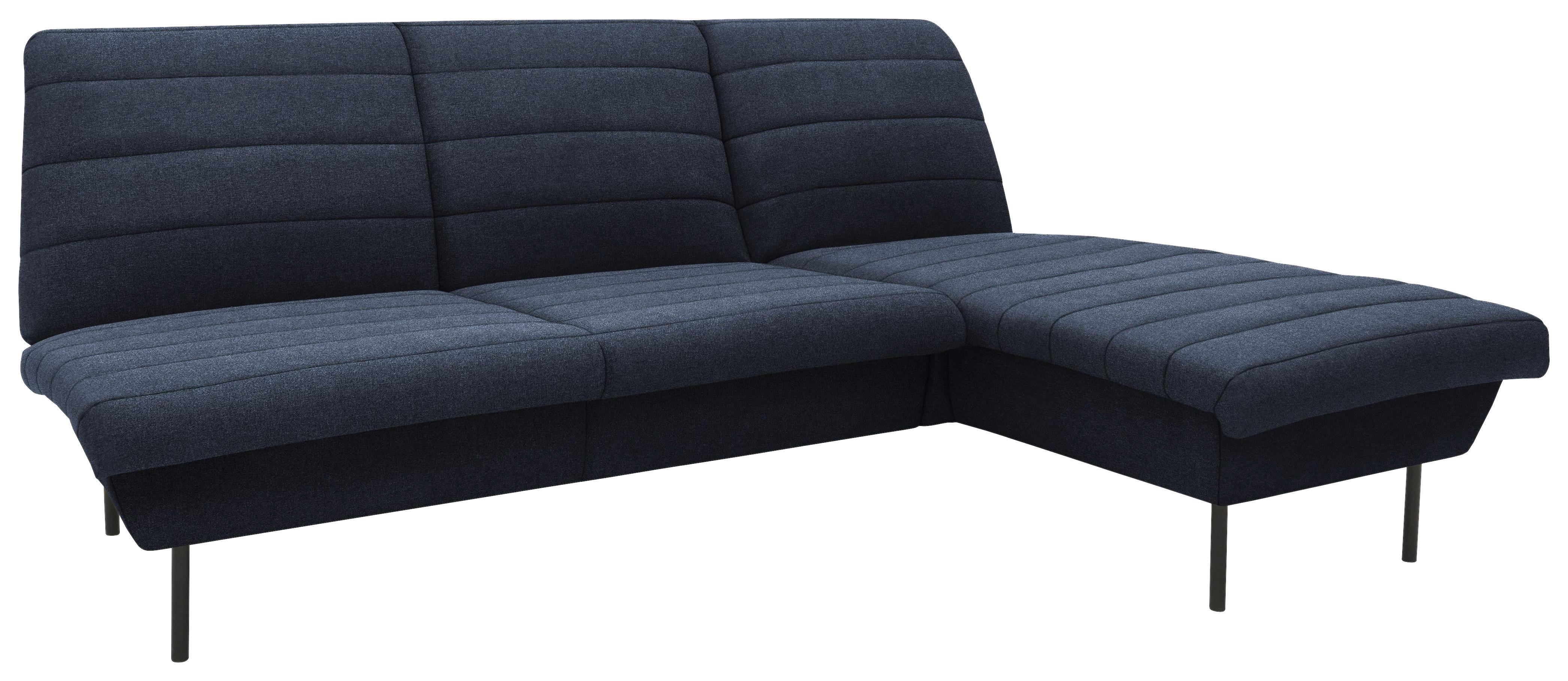 Ecksofa Looks Ix - Blau/Schwarz, Design, Textil (214/92/168cm) - LOOKS by W.Joop
