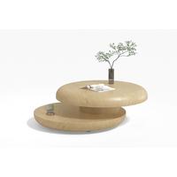 Couchtisch Naturfarben D: 90 Cm - Naturfarben, MODERN, Holzwerkstoff (90/90/35cm) - Livetastic