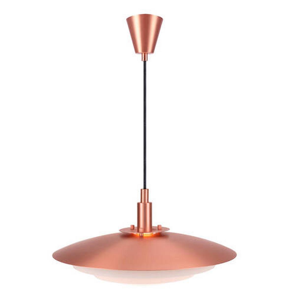 Hängeleuchte Bretagne Kupferfarben D: 38 cm - Kupferfarben, Design, Metall (38/18,8cm) - Nordlux