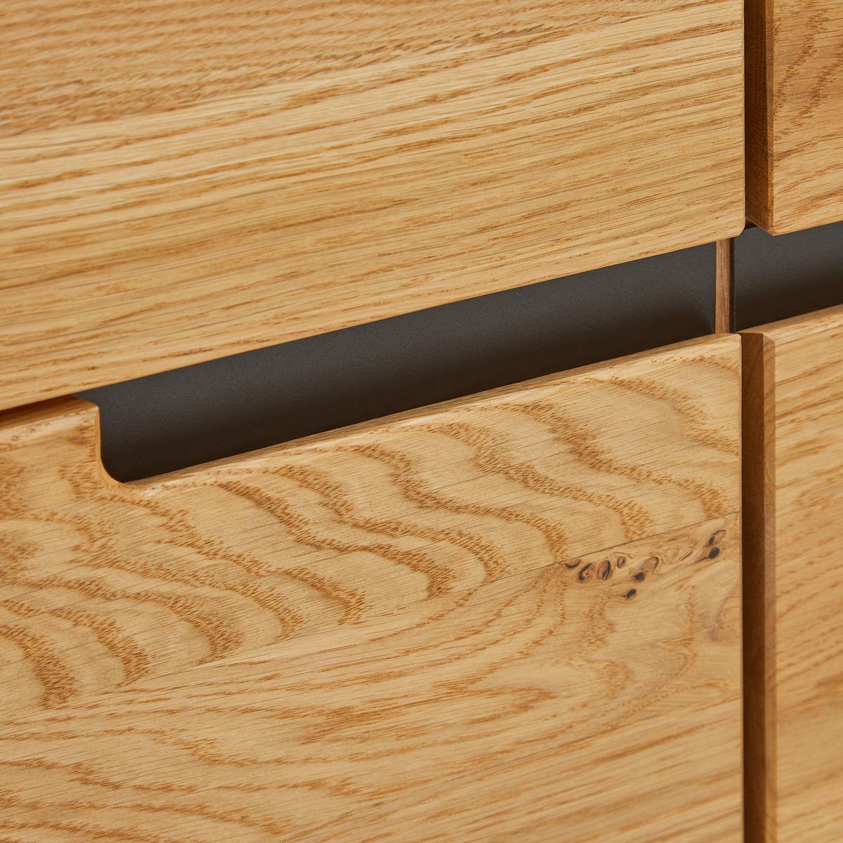 TV komoda LOLA dub masiv - Lifestyle, kov/dřevo (162,5/55,5/40,5cm) - ecoTree