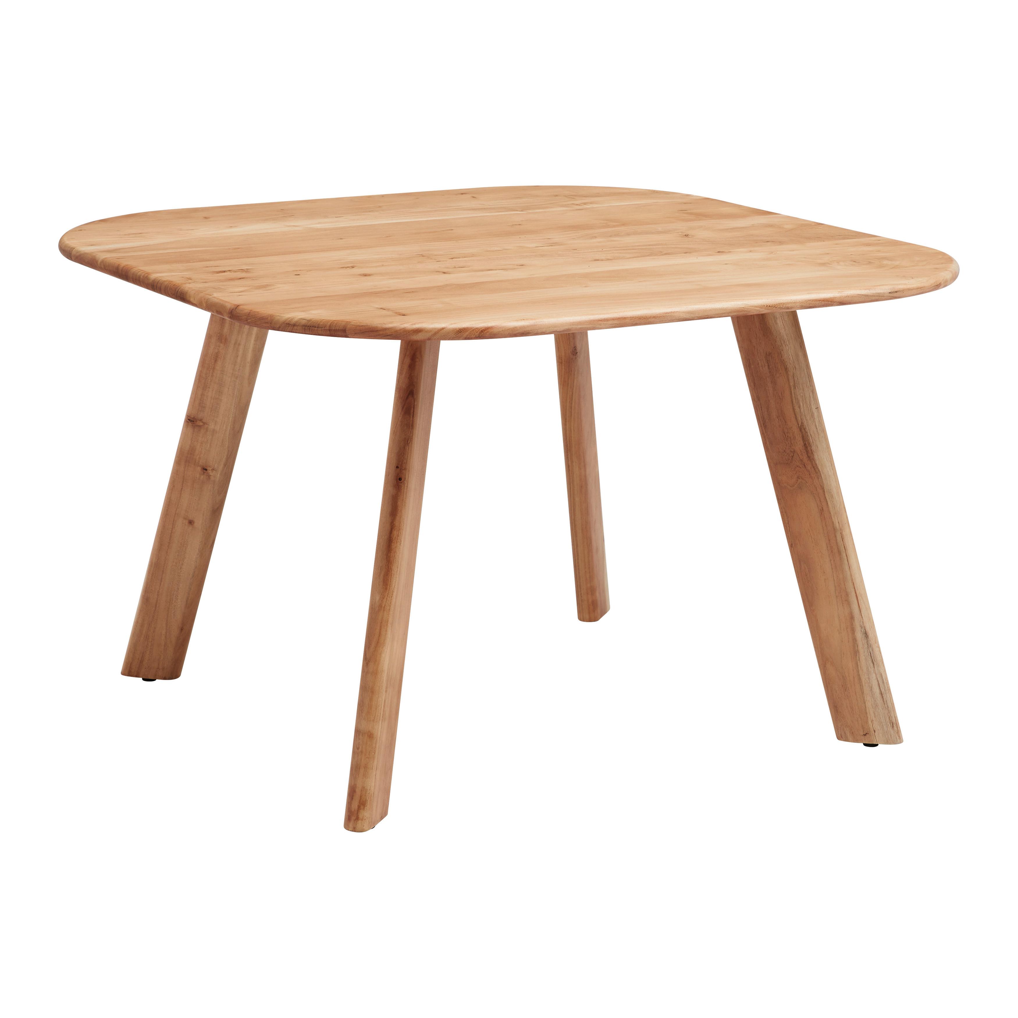 Jedálenský stôl LIZA 120x120cm - farba akácie, Modern, drevo (120/76/120cm) - Premium Living