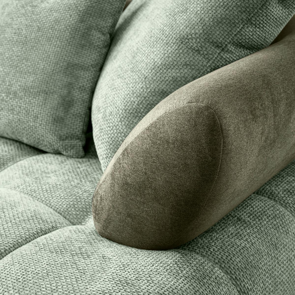 LARGO, ľavá, zelená, potreba šírky dverí 90 cm - čierna/zelená, Modern, kov/textil (184/262cm)
