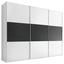 Schwebetürenschrank 280 cm Includo - Anthrazit/Weiß, MODERN, Holzwerkstoff (280/222/68cm) Schwebetürenschrank 280 cm Includo - Anthrazit/Weiß, MODERN, Holzwerkstoff (280/222/68cm)