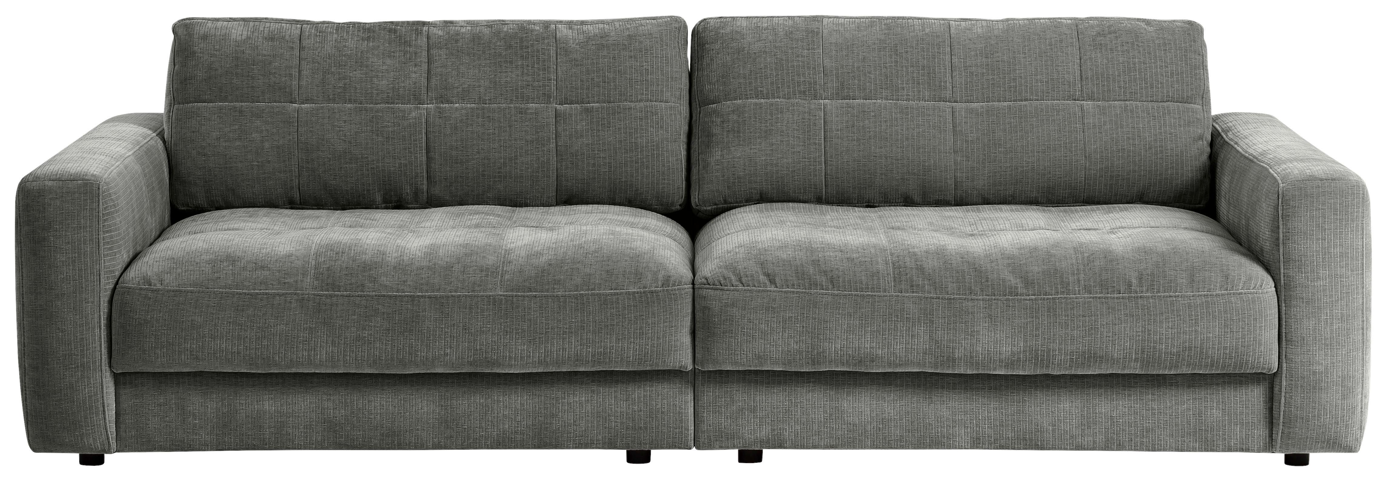 Bigsofa Be Comfy - Schwarz/Grau, MODERN, Textil (264/83/111cm) - MID.YOU