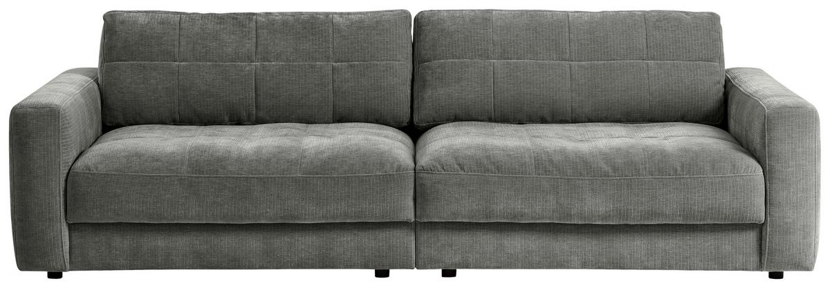 Bigsofa Be Comfy - Schwarz/Grau, MODERN, Textil (264/83/111cm) - MID.YOU