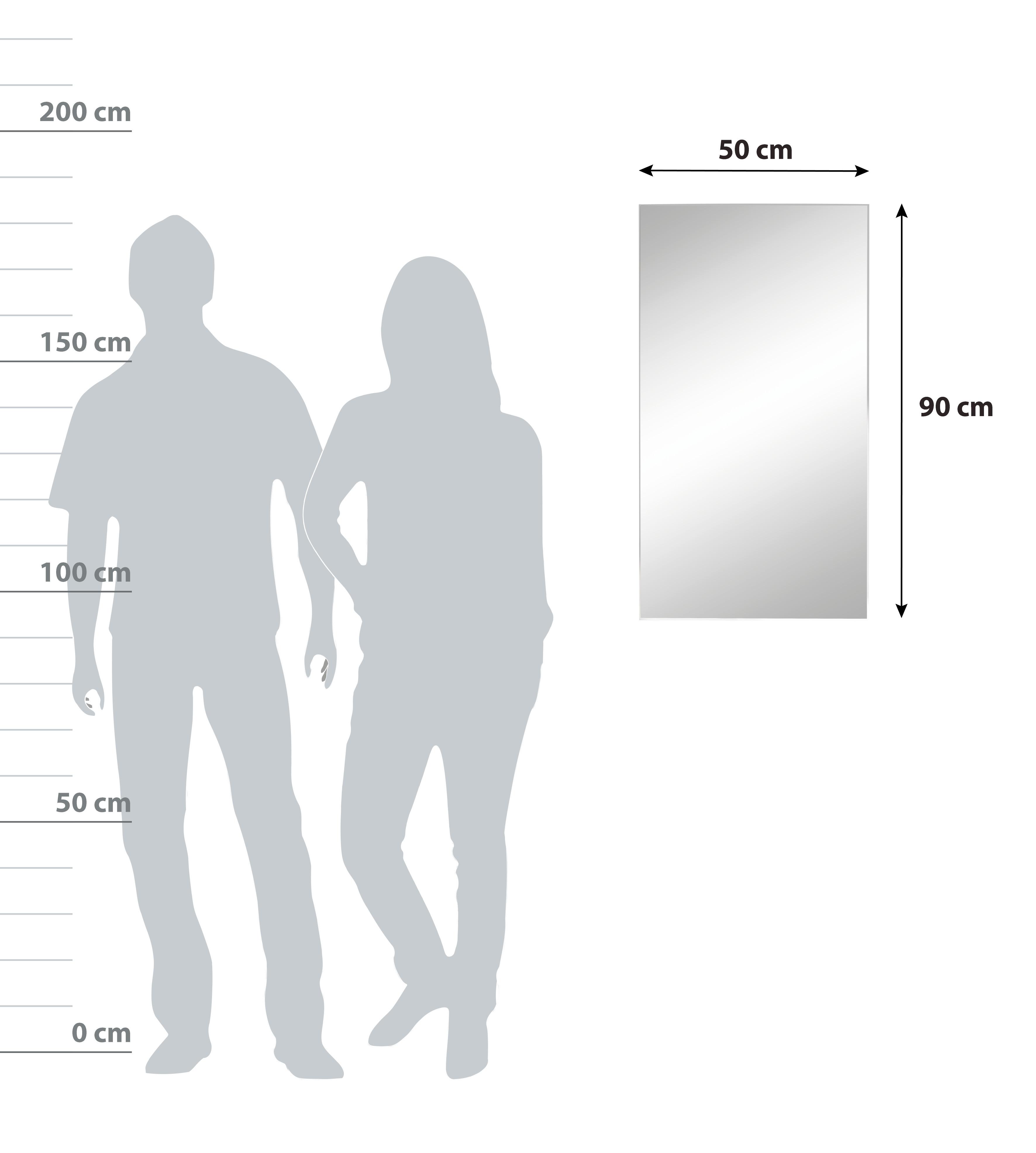 Nástěnné Zrcadlo Easy 9050 - Moderní, sklo (90/50cm)
