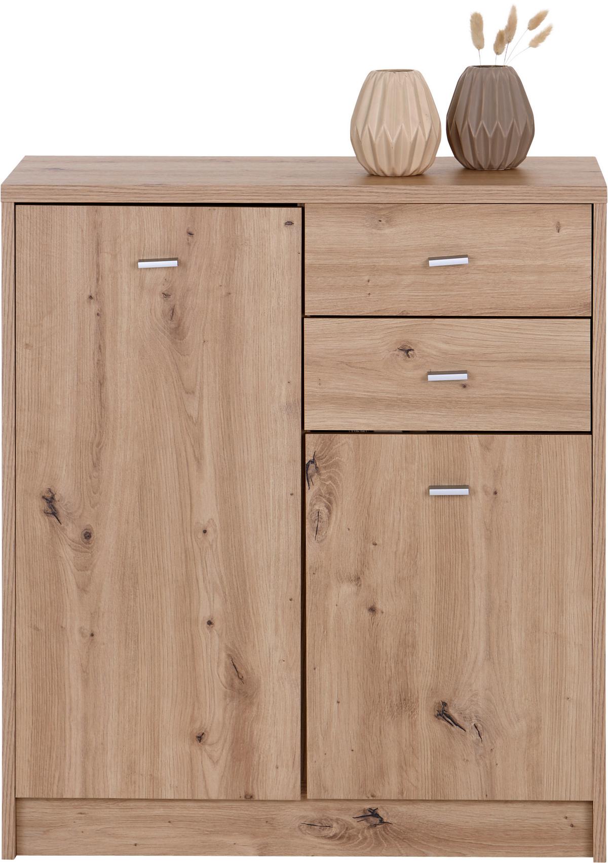 Kommode B: 74 cm 4-You New Eiche Artisan Dekor - Eiche Artisan, MODERN, Holzwerkstoff (74/85,4/34,6cm)