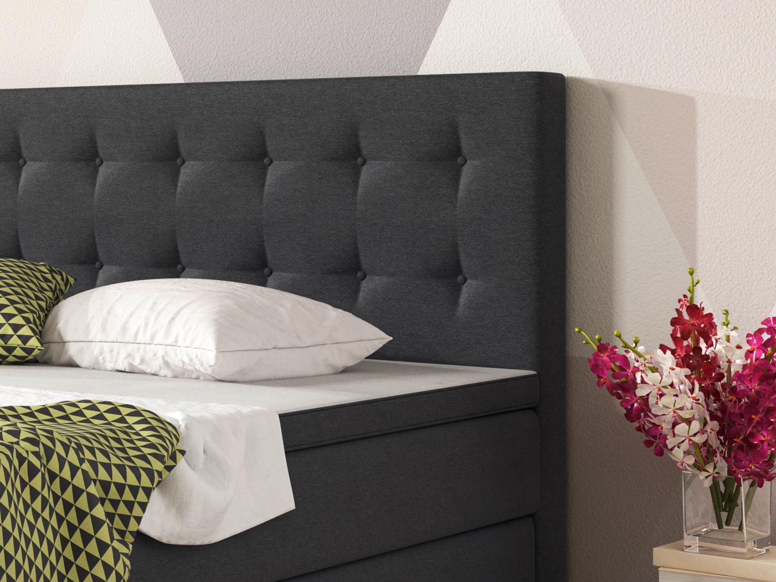 Boxspringbett mit Topper