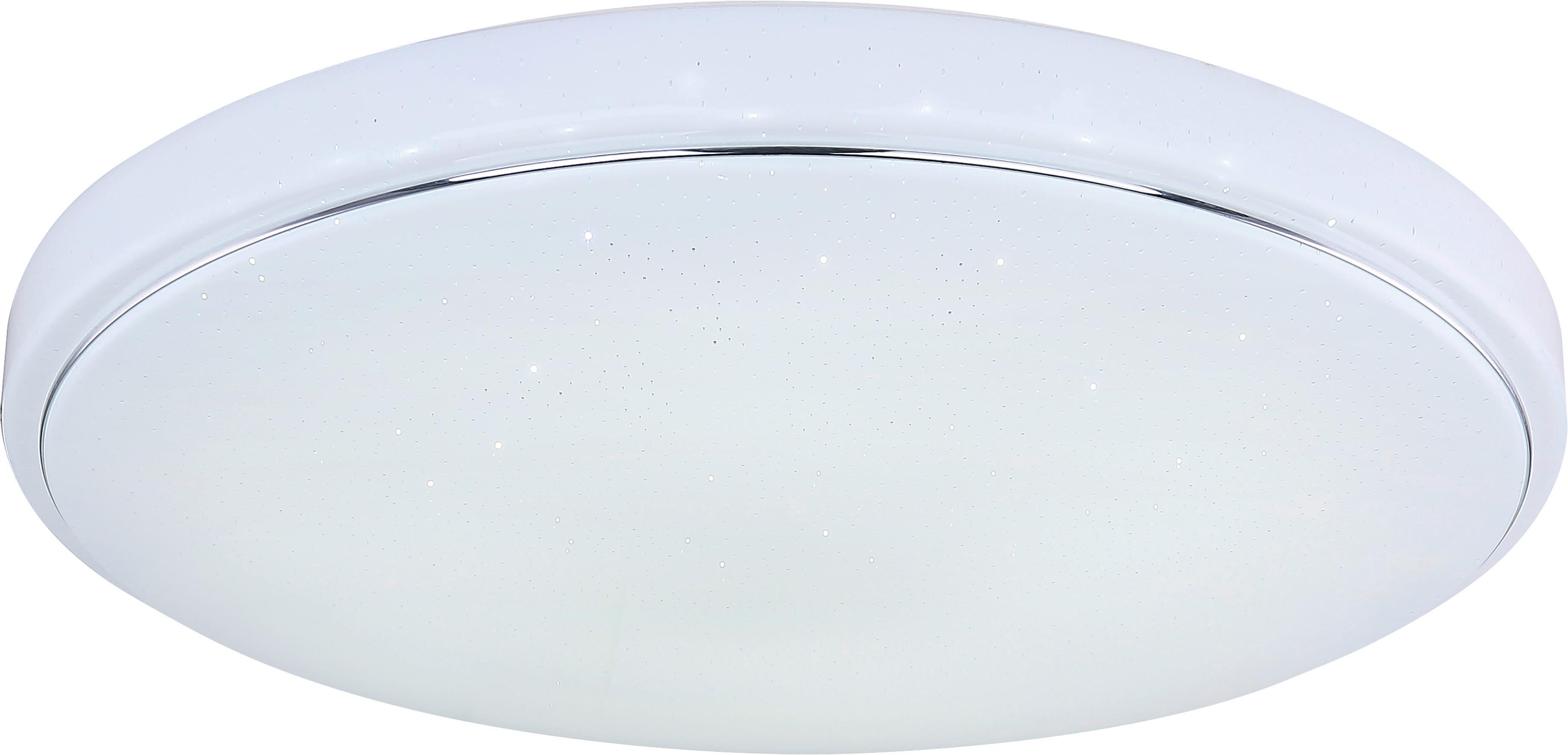 Led Mennyezeti Lámpa Lotti - Fehér, modern, Műanyag/Fém (57,5/8,5cm) - Luca Bessoni