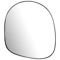 WANDSPIEGEL Schwarz B: 53 cm - Schwarz, Design, Glas/Metall (53/60/2,5cm) - MID.YOU