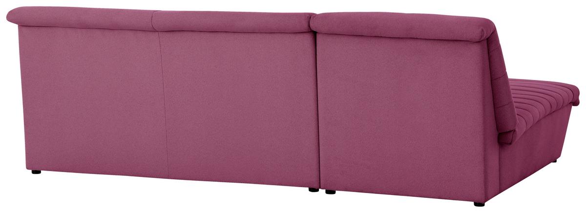 Ecksofa Looks Viii Weinrot - Weinrot/Schwarz, Design, Textil (168/274cm) - LOOKS by W.Joop