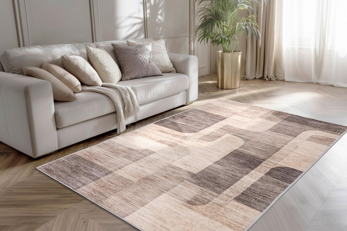 Flachwebteppich Taupe, ca. 160x230 cm - Taupe, Basics, Textil (160/230cm) - Kayoom