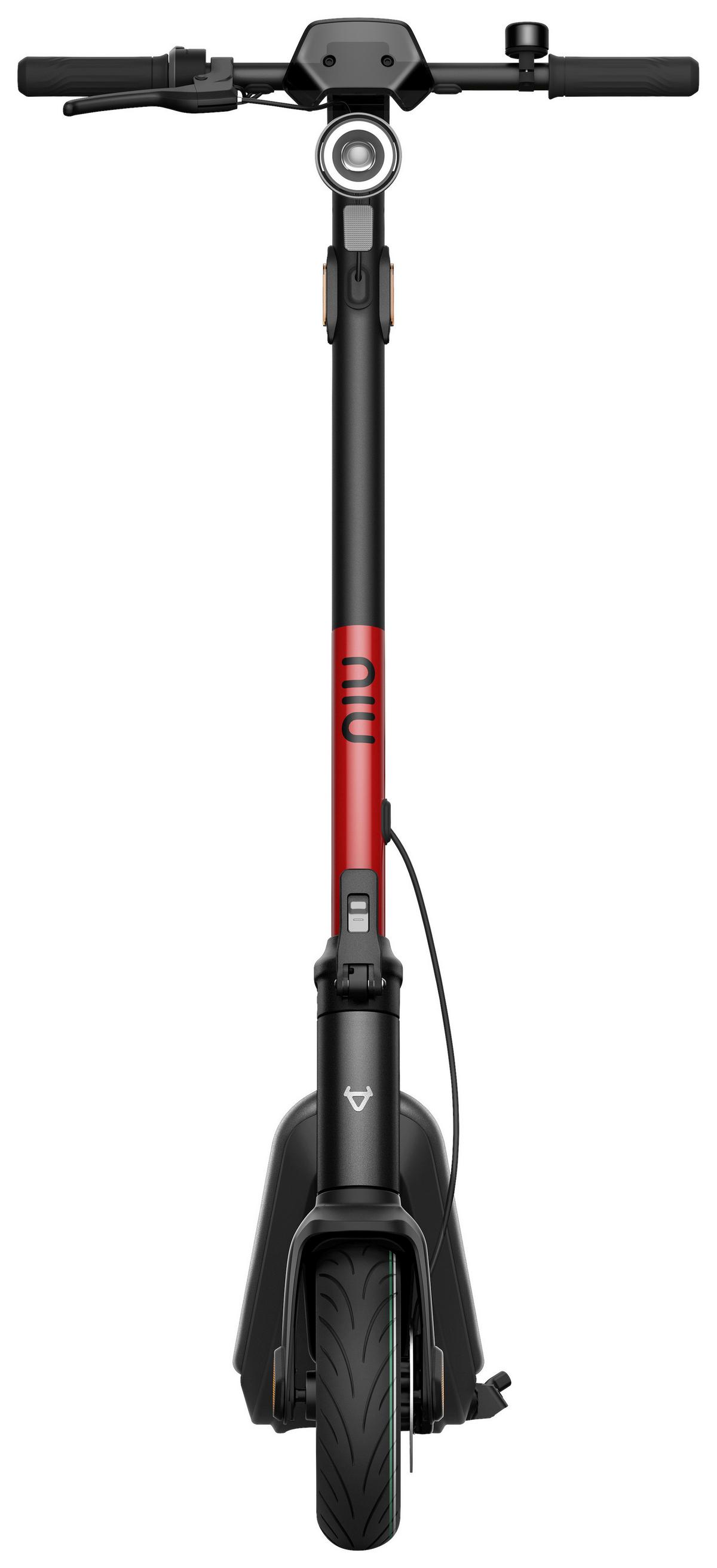 E-scooter Klappbar Niu Kqi3 Sport + Digitale Tachoanzeige - Rot, KONVENTIONELL, Metall (117,3/17/120,2cm) - NIU