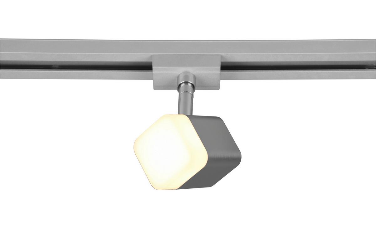 Deckenleuchte Duoline Spot Roubaix L: 5 cm, dimmbar - Nickelfarben, Basics, Metall (5,0/14,0/8,5cm) - Trio Leuchten