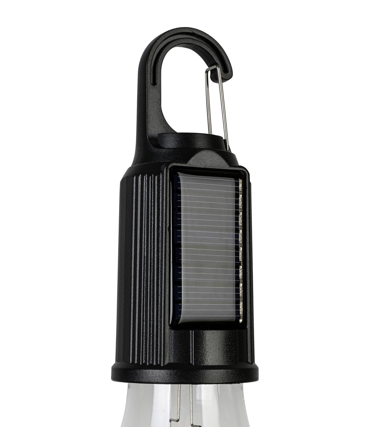 Solárne svetlo DREE - priehľadné/čierna, Konventionell, plast (6/17,4cm) - Mömax