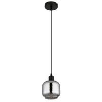 ZÁVESNÉ SVIETIDLO XIA - čierna/sivá, Design, kov/plast (14/120cm) - Globo