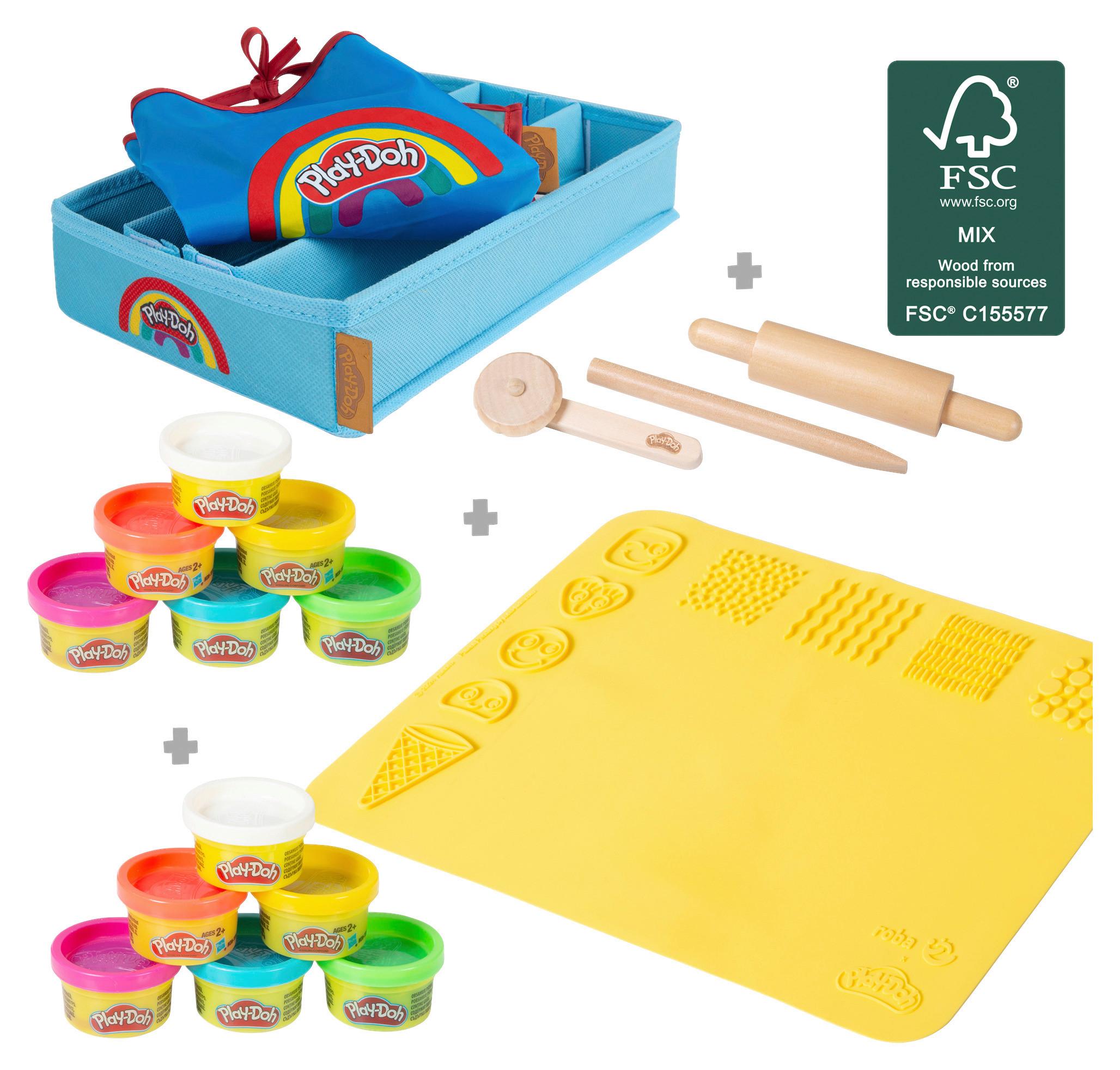 Kinderspielset Play Doh - Multicolor, Naturmaterialien/Holz