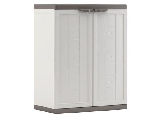 Kunststoffschrank Kunststoff Jolly Niedrig - Anthrazit/Hellgrau, KONVENTIONELL, Kunststoff (68/85/39cm) - Keter Kunststoffschrank Kunststoff Jolly Niedrig - Anthrazit/Hellgrau, KONVENTIONELL, Kunststoff (68/85/39cm) - Keter