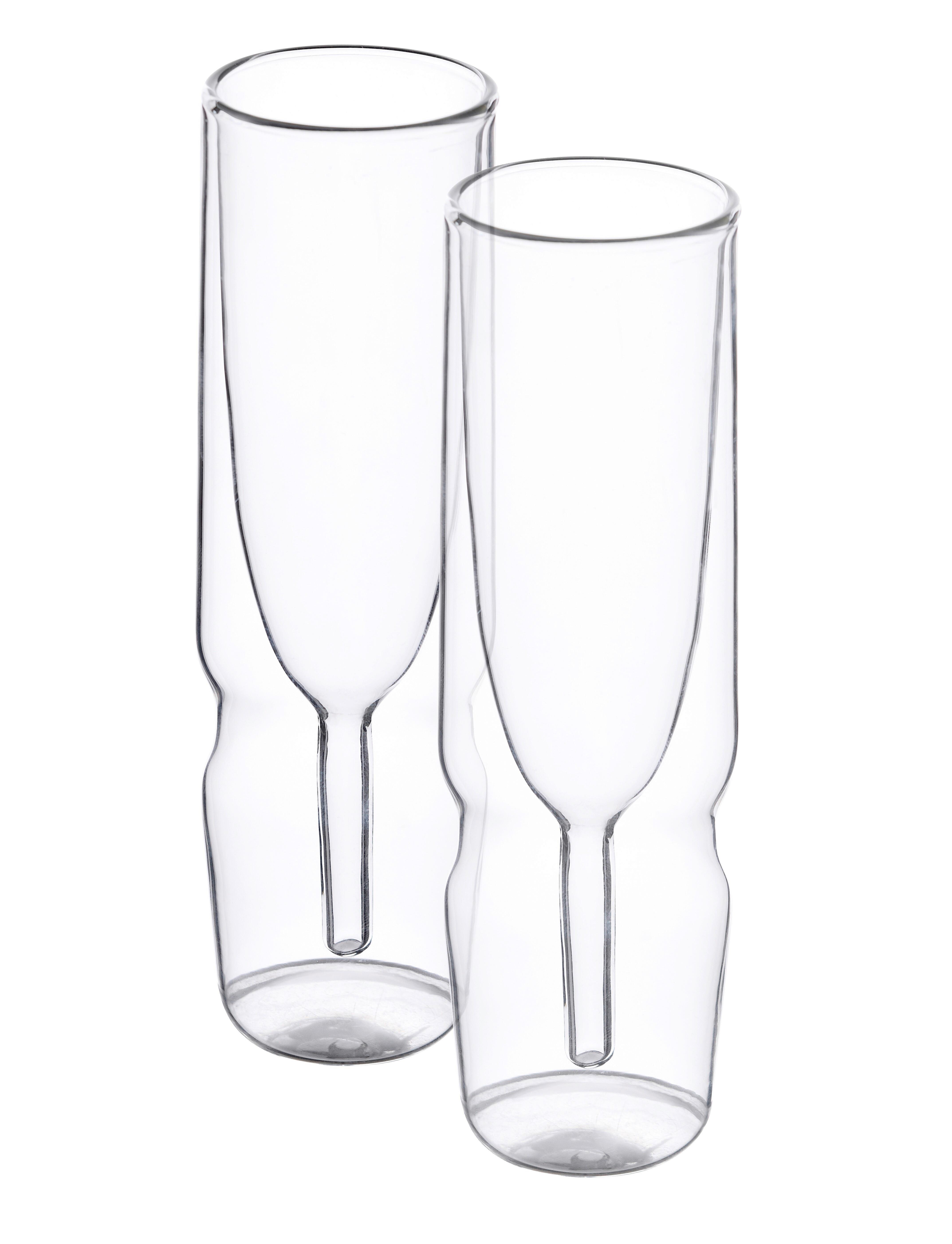 SKLENICE NA SEKT FUSION - čiré, Moderní, sklo - Premium Living