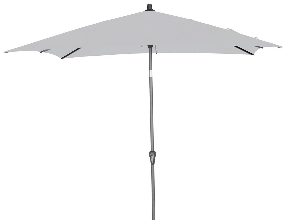 Sonnenschirm BxHxT: 250x258x250 cm Anthrazit/Grau - Anthrazit/Grau, KONVENTIONELL, Textil/Metall (250/250cm) - Siena Garden