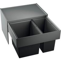 Vestavný koš Blanco SELECT II 60/2 - šedá/antracitová, kov/plast (56,8/36,1/40cm) - Blanco