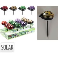 Szolárlámpa Katicabogár Alakú - Basics, műanyag (7/6/12cm)