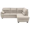 Ecksofa Nebolo Sandfarben Mikrofaser - Sandfarben, Design, Textil (245/225cm) - Livetastic