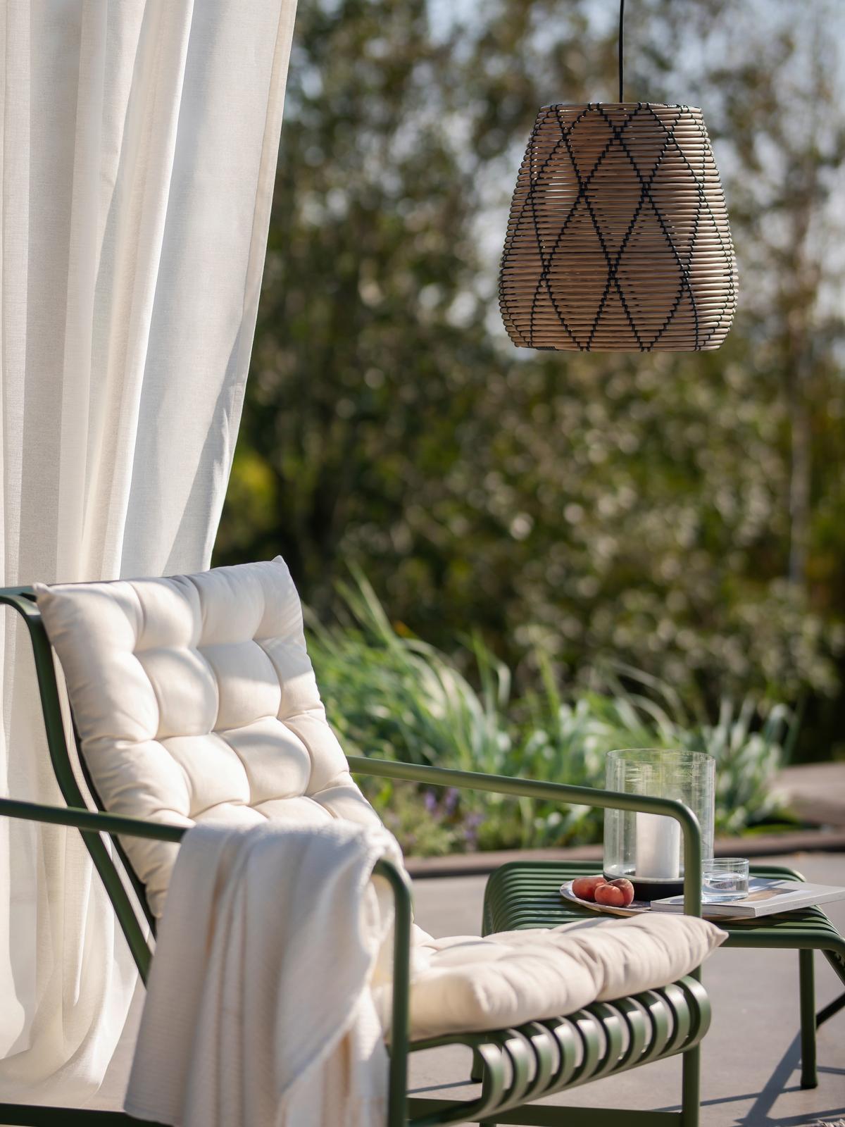 Außenhängeleuchte 8038-2503 - Natur, Kunststoff (38/25cm)