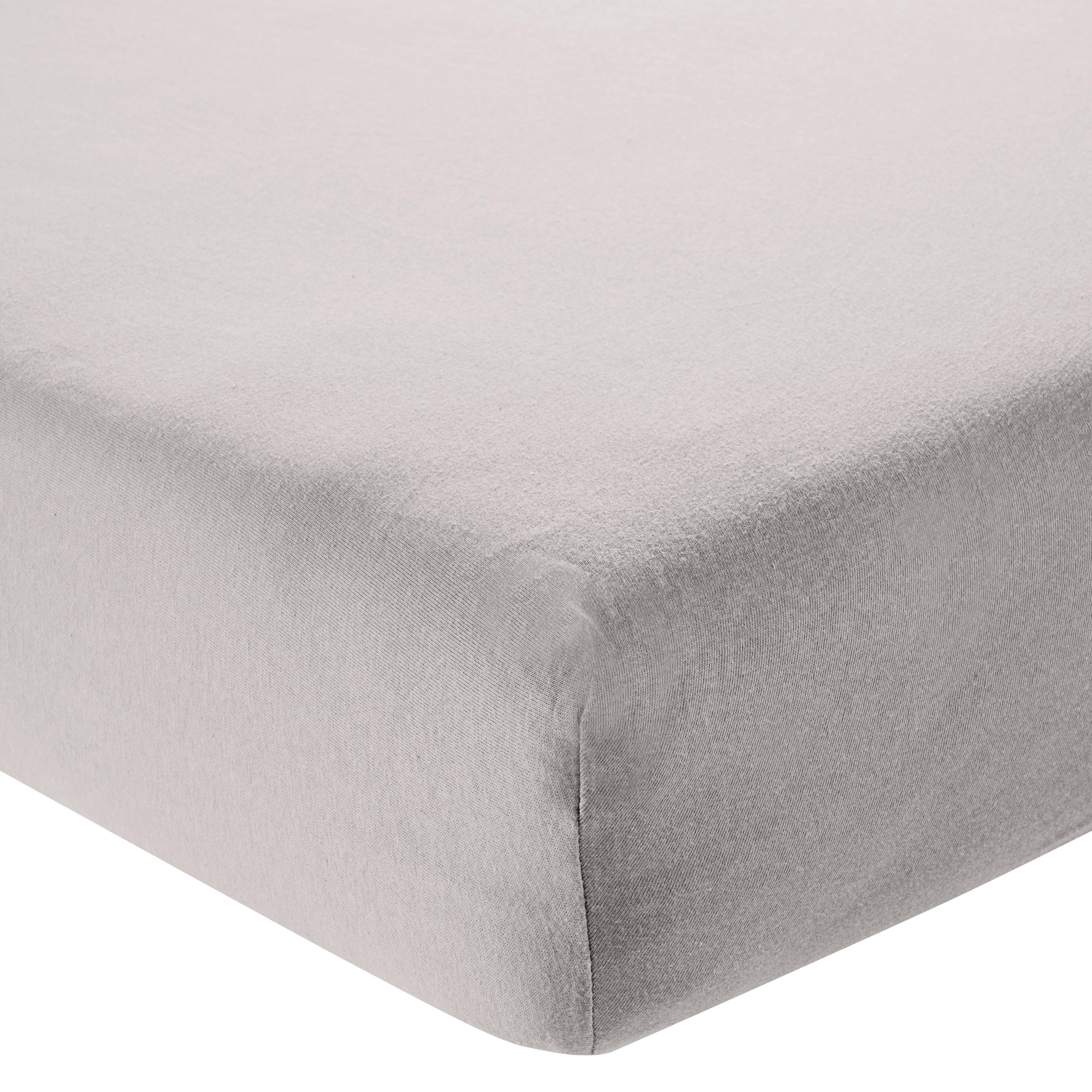 Prostěradlo Basic 140-160/200/28cm - šedá, Moderní, textil (140/200cm) - Modern Living