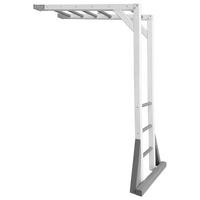 Klettergerüst A025.184.02 - Weiß/Grau, KONVENTIONELL, Holz (167,2/206/97cm) - Ambia Garden