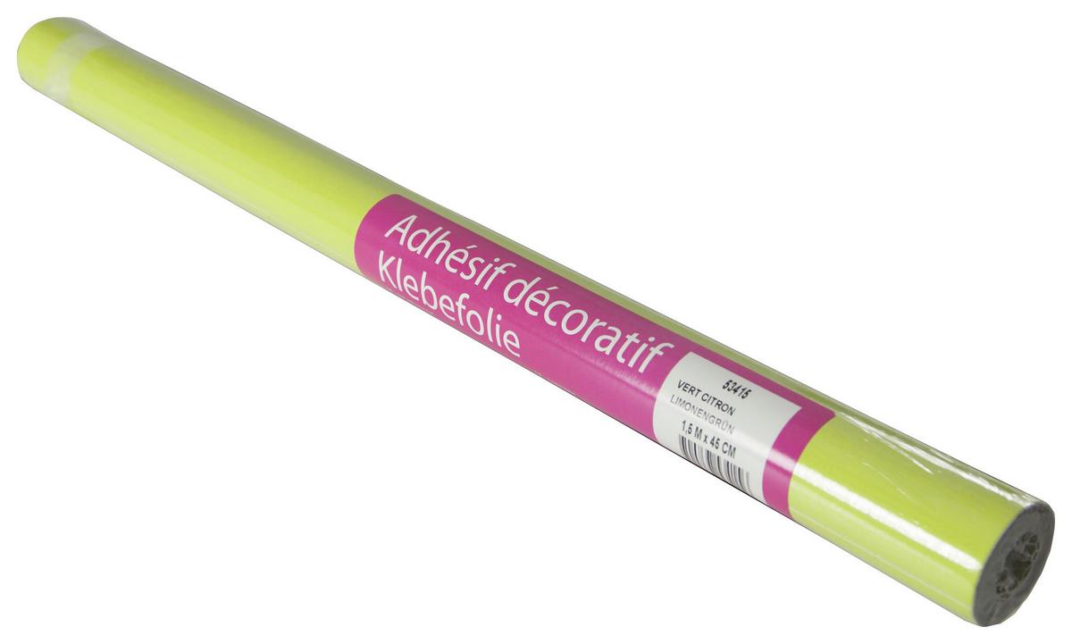 Klebefolie Uni Grün Basic-Line 45x150 cm - Grün, KONVENTIONELL, Kunststoff (45/150cm)
