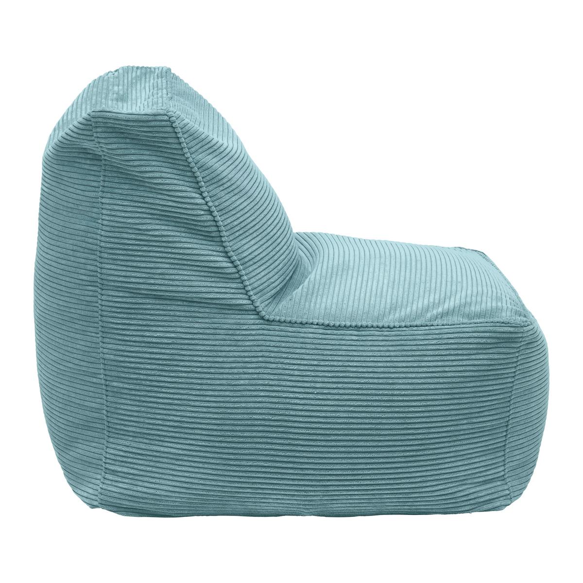 Sedací vak CAROLINE, petrolej.manšestr, max. 90 kg - petrolej, Moderní, textil (75/84/88cm) - Mömax