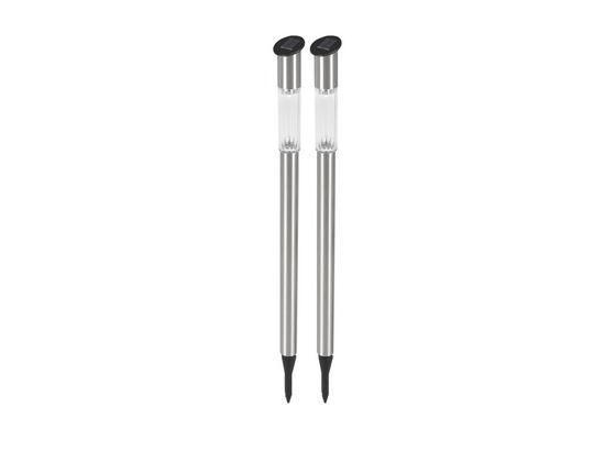 Solarleuchte Rebecca - Silberfarben, KONVENTIONELL, Kunststoff/Metall (5,5/70cm) - Homezone Solarleuchte Rebecca - Silberfarben, KONVENTIONELL, Kunststoff/Metall (5,5/70cm) - Homezone