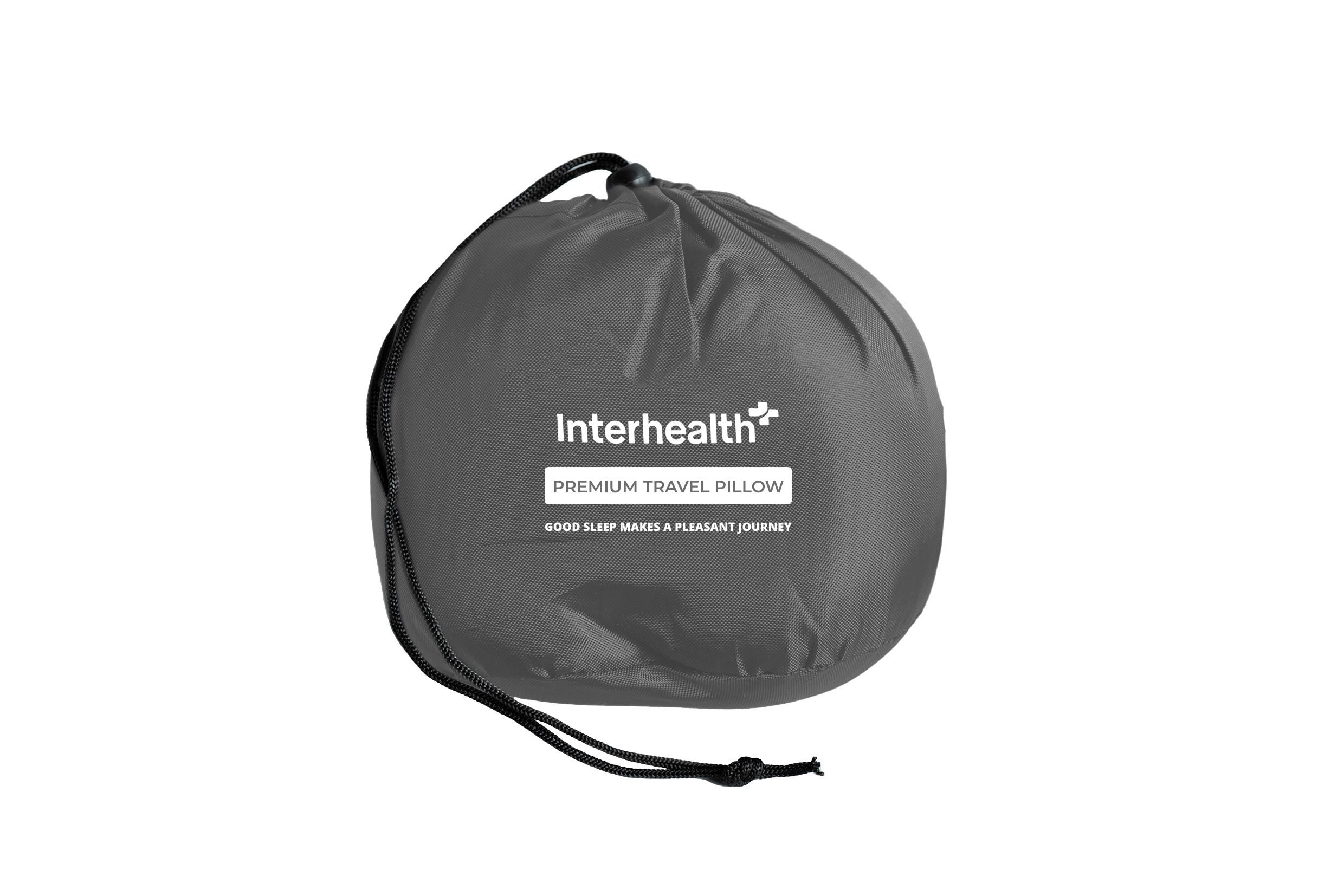 Nackenkissen Wellness Grau Hellgrau - Hellgrau/Grau, Basics, Textil