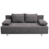 2-sitzer-sofa Mit Schlaffunktion Laser B: 194 Cm - Chromfarben/Graubraun, Design, Textil (194/77/89cm) - MID.YOU