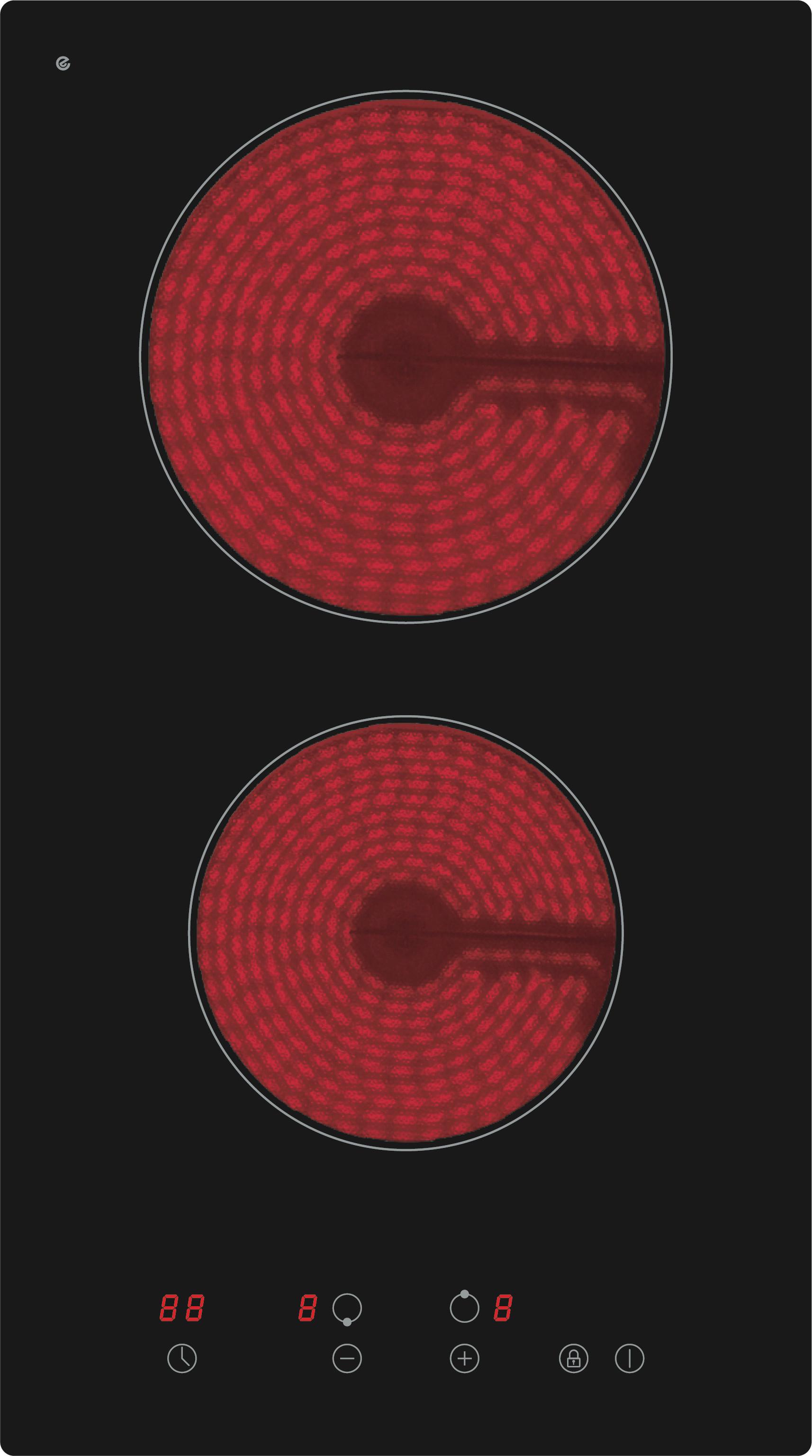 Glaskeramikkochfeld Eb-Gk-2tcg