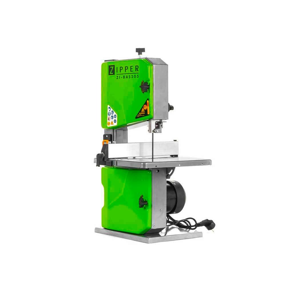 Holzbandsäge Zi-bas205 Metall 250 W, 1487 U/min - Grün, Basics, Metall - Zipper