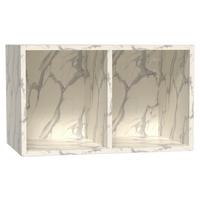 Wandregal Las Vegas Weiß B: 60 Cm - Weiß, MODERN, Holzwerkstoff (60/36/37cm) - Vertico