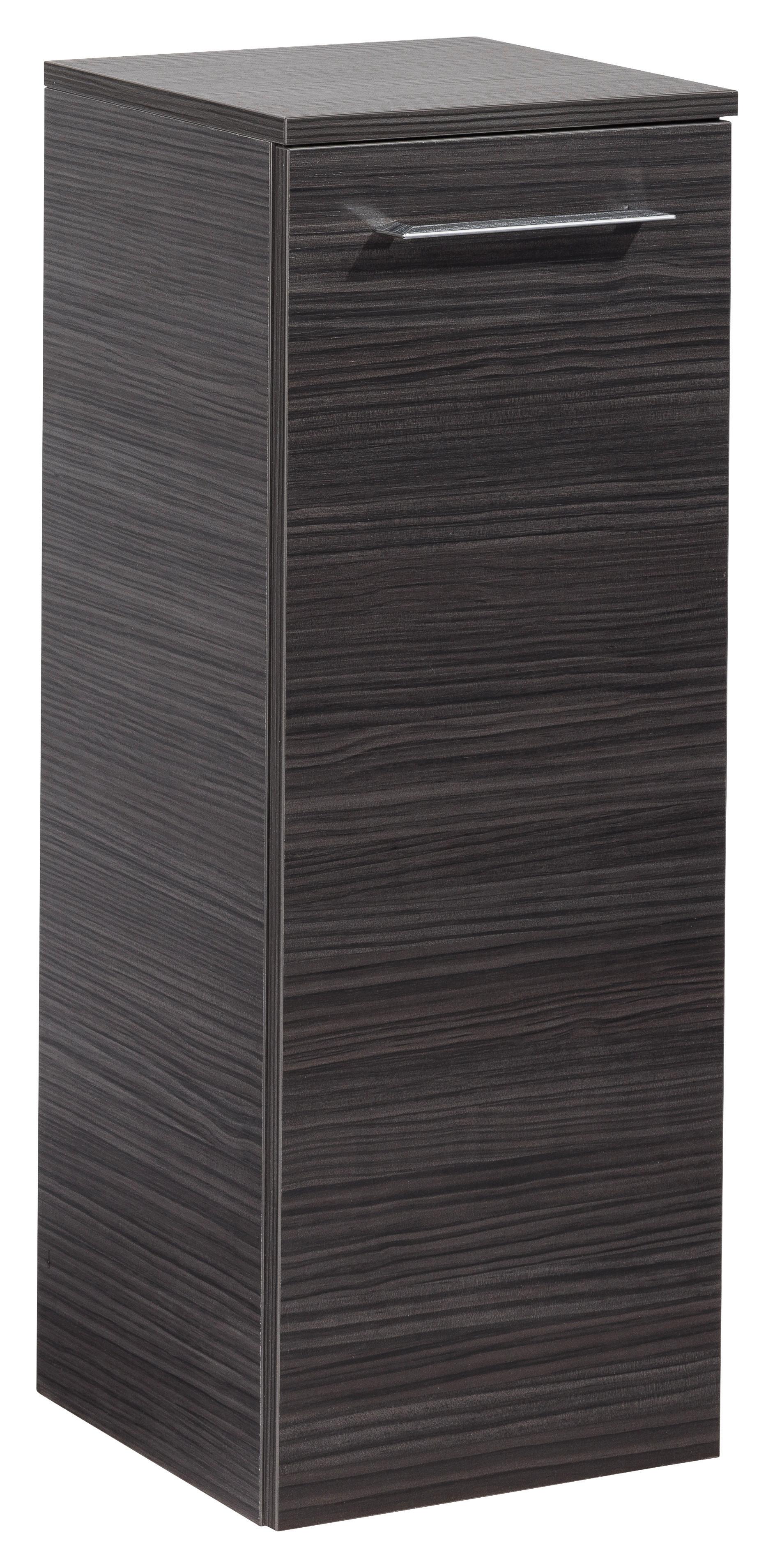 Hängender Midischrank B. Perfekt B: 30,5 cm Dunkelbraun - Dunkelbraun, MODERN, Glas/Holzwerkstoff (30,5/81/32cm) - MID.YOU