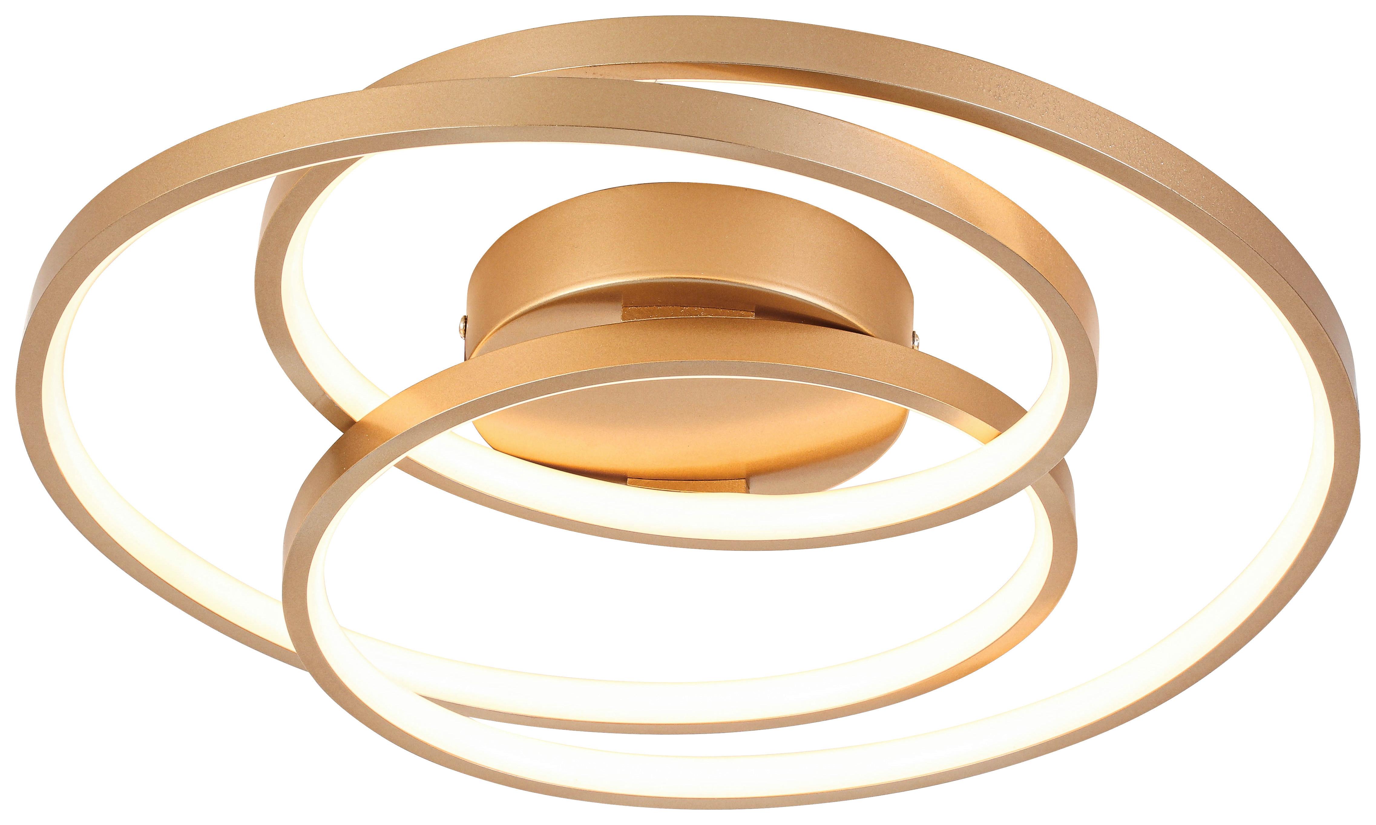 LED-Deckenleuchte Carina - Cappuccino, MODERN, Kunststoff/Metall (40/8cm) - Luca Bessoni