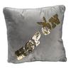 Zierkissen Hop On 40x40 cm Synthetikfaser - Anthrazit, Basics, Textil (40/40cm) - Playboy