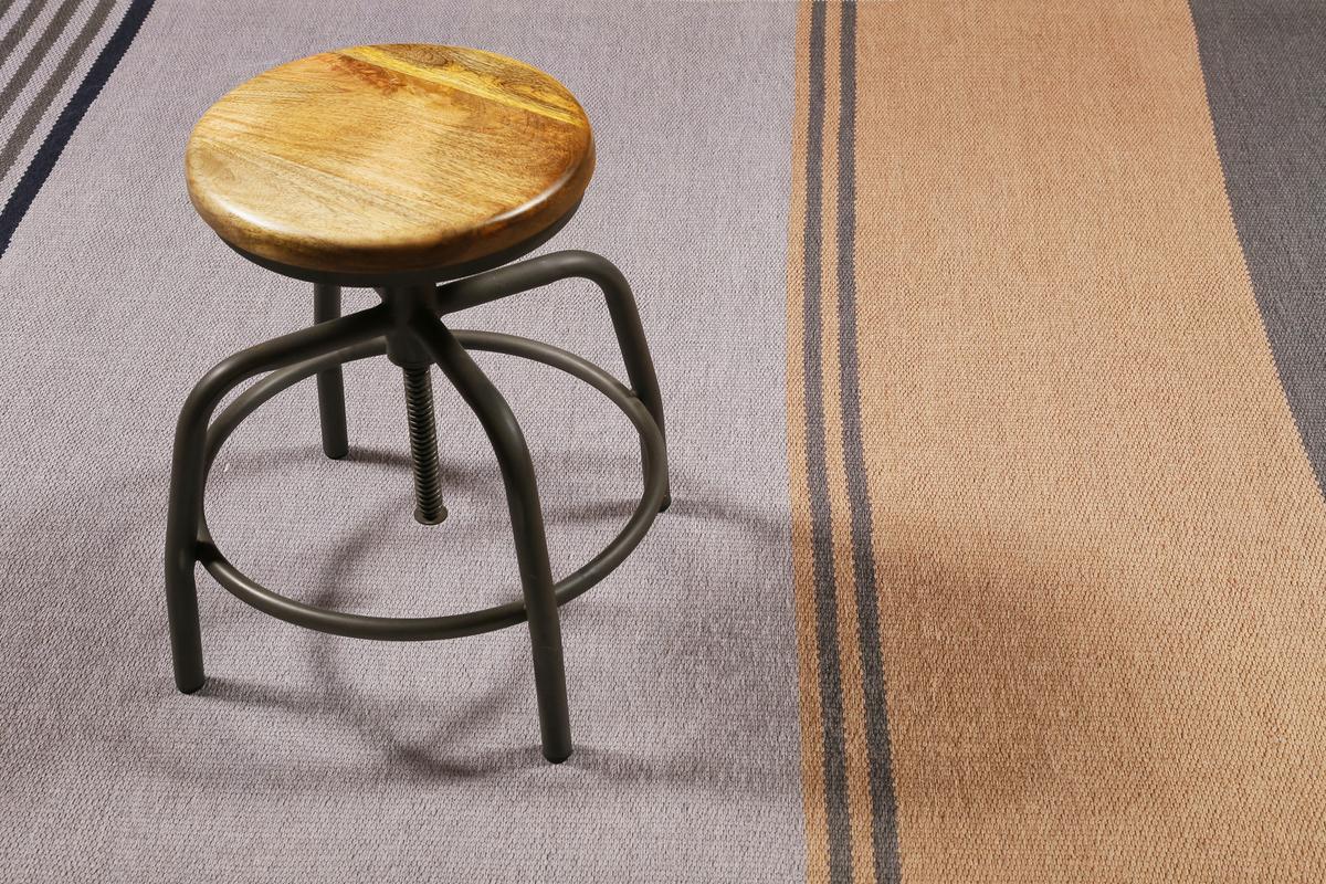 Flachwebteppich Camps Bay Braun/Grau/Orange 120x170 cm - Braun/Orange, KONVENTIONELL, Textil (120/170cm) - Esprit