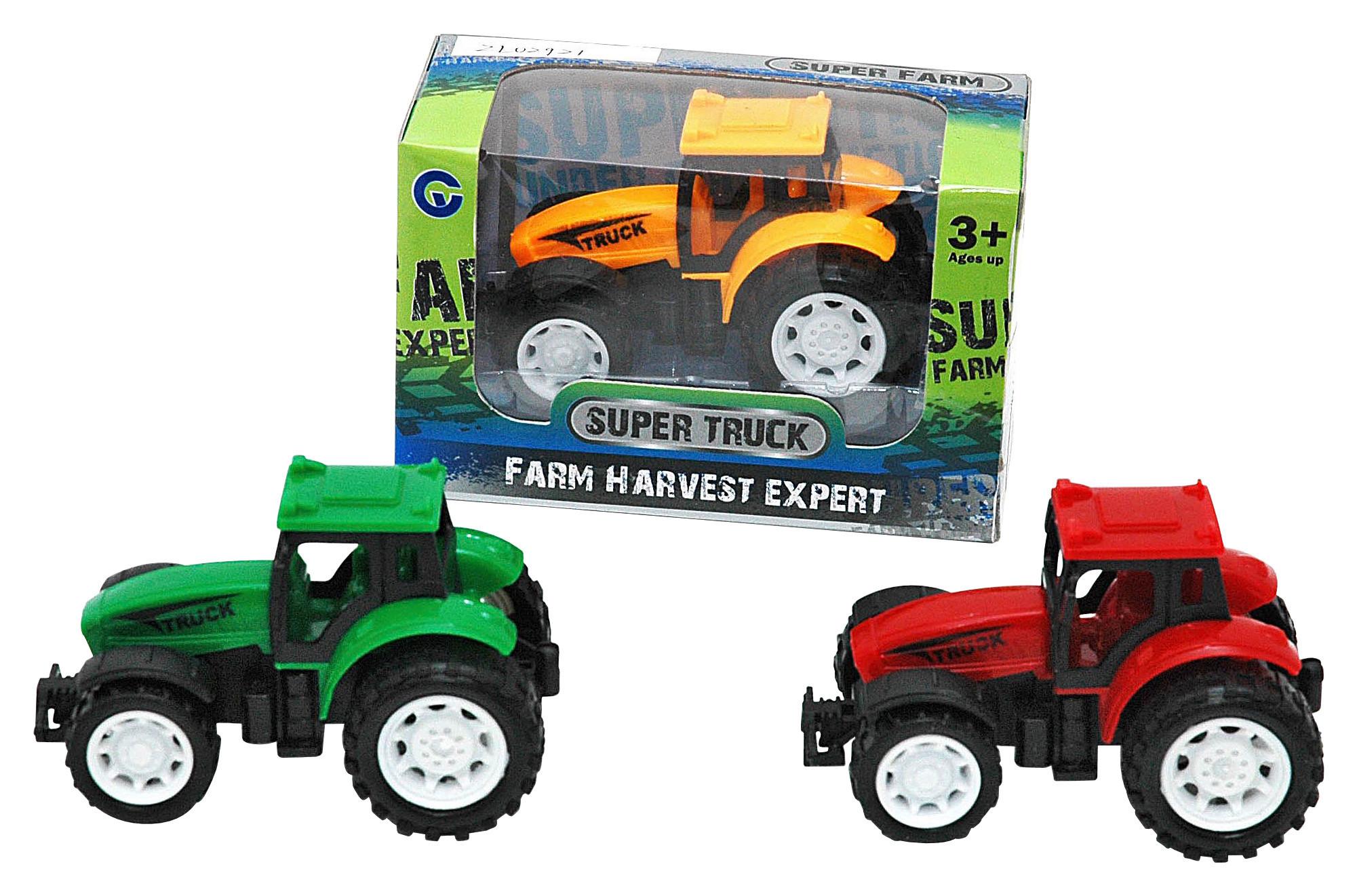 Spielzeug Traktor mit Rückzug 28 cm 