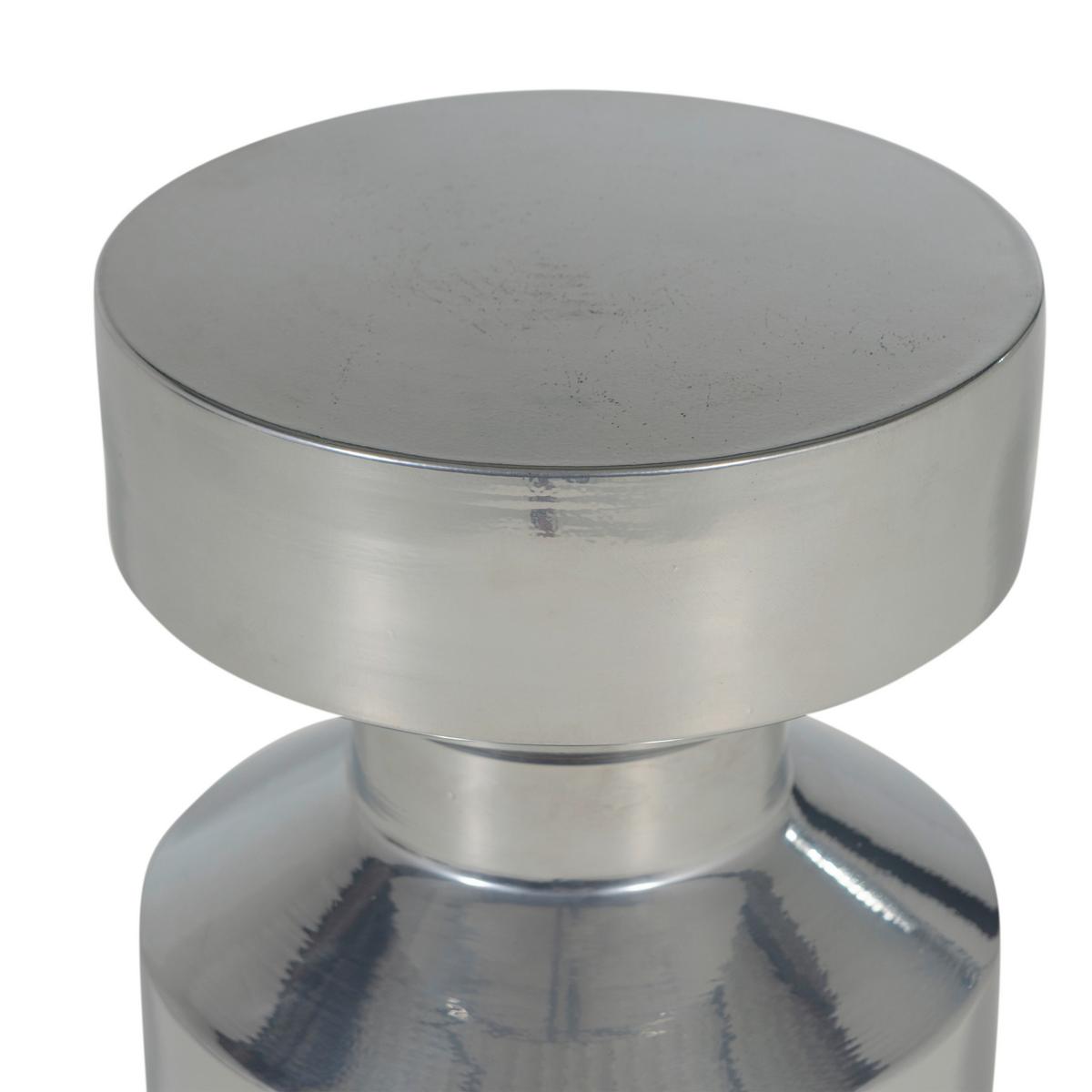 Beistelltisch Ferry Chromfarben B: 30 cm - Chromfarben, Design, Metall (30/30/47cm) - Livetastic