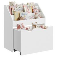 Kinderregal Toy Storage Shelf Weiß B: 62,5 cm - Weiß, MODERN, Holzwerkstoff (62,5/70/29,5cm) - MID.YOU