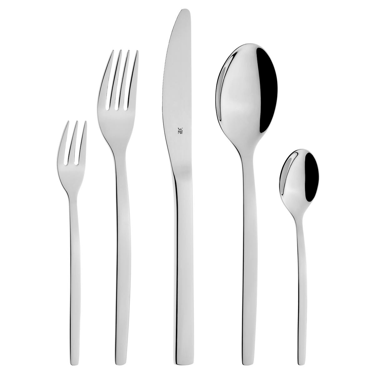 Besteckset Wmf Cutlery Set Elea - Hellgrau, Basics, Metall (43,30/26,70/4,80cm) - WMF