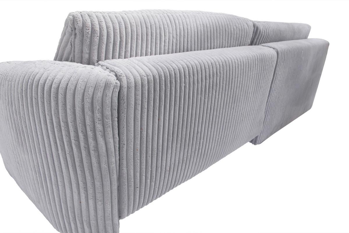 Ecksofa Lush, Grau Schenkel: 161x284 cm - Terracotta/Schwarz, Design, Textil (161/284cm) - Livetastic