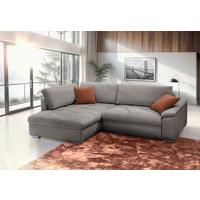 Ecksofa Casa Grande, Taupe Schenkel: 178x268 cm - Taupe/Rostfarben, Design, Textil (178/268cm) - Livetastic