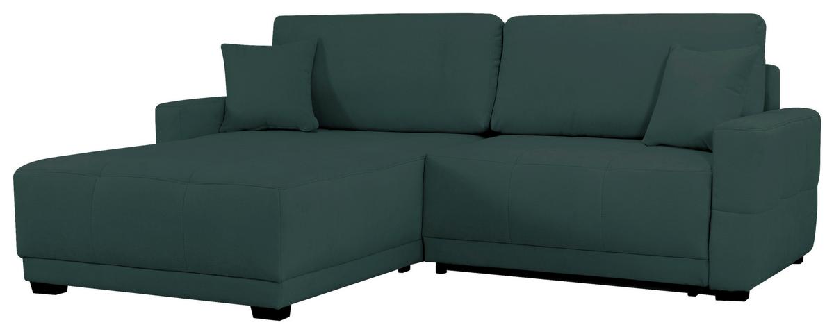 Ecksofa Mount Petrol S: 237x186 cm - Petrol, Design, Textil (237/186cm) - MID.YOU