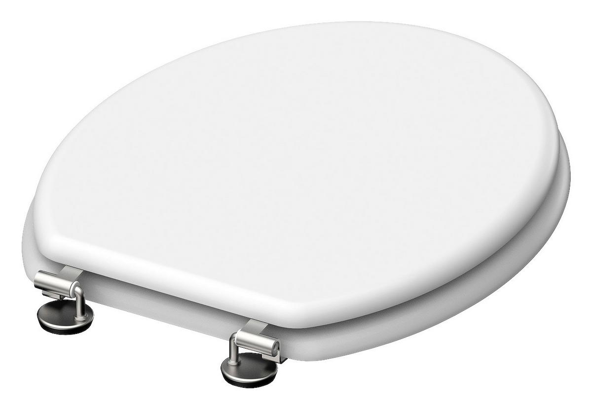 WC sedátko bílé 84000 - bílá, Konvenční, kompozitní dřevo (38,0/44,0cm)